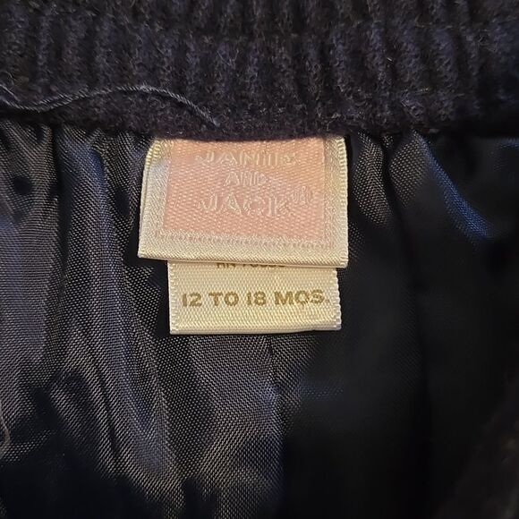 JANIE AND JACK NAVY BLUE WOOL FULLY LINED SKIRT, SIZE 12-18 MONTHS, NWOT - Picture 4 of 8